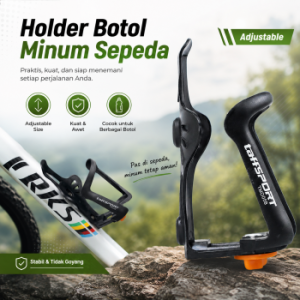 DOMURA Holder Botol Minum Sepeda Bottle Cage MTB Adjustable - TMD05B