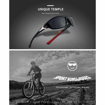 DOMURA Kacamata Sepeda TAC Polarized Outdoor Cycling Sunglasses - S012 - Image 4