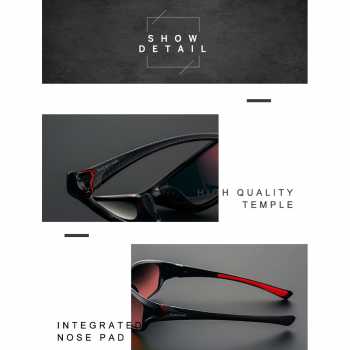 DOMURA Kacamata Sepeda TAC Polarized Outdoor Cycling Sunglasses - S012 - Image 2